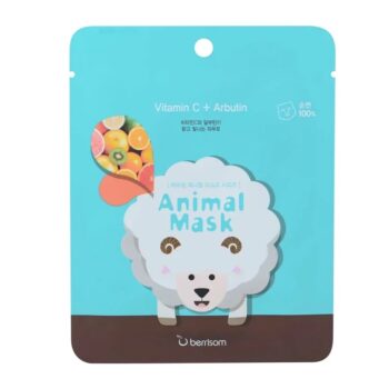 Berrisom Маска с витамином С и арбутином Animal Mask Series Sheep