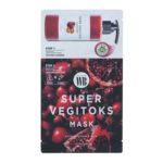 Wonder Bath 2-х ступенчатая детокс-маска для жирной кожи Super Vegitoks Mask Red