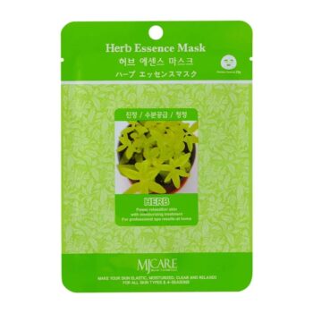 MIJIN Essence Маска тканевая для лица Экстракты трав Herb Essence Mask