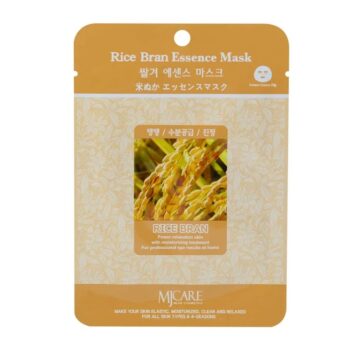 MIJIN Essence Маска тканевая рисовые отруби Rice Bran Essence Mask