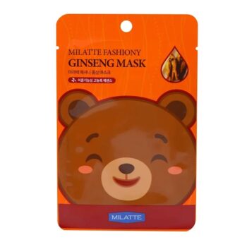 Milatte Маска тканевая с экстрактом красного женьшеня MILATTE FASHIONY GINSENG MASK SHEET
