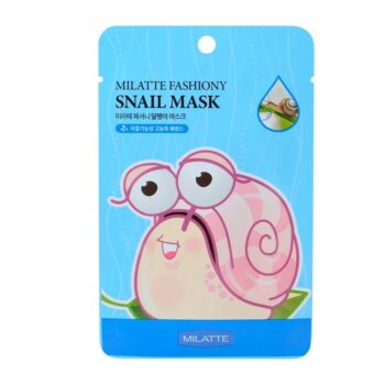 Milatte Маска для лица тканевая улиточная FASHIONY SNAIL MASK SHEET