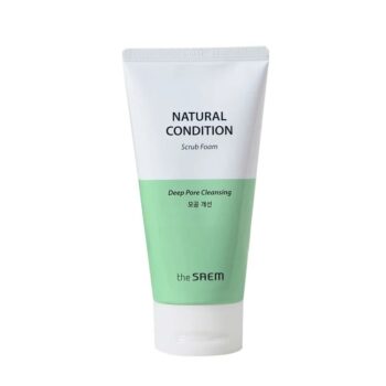 The Saem Пенка-скраб для лица Natural Condition Scrub Foam Deep Pore Cleansing
