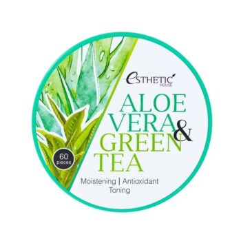 ESTHETIC HOUSE Гидрогелевые патчи для глаз АЛОЭ и ЗЕЛЕНЫЙ ЧАЙ Aloe Vera & Green Tea