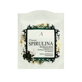 Anskin Успокаивающая альгинатная маска (саше) Spirulina Modeling