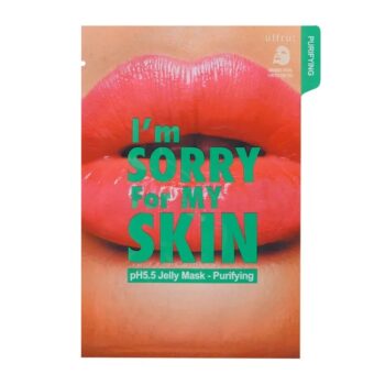I'm Sorry for My Skin Очищающая тканево-гелевая маска с черным углем pH5.5 Jelly Mask-Purifying Lips