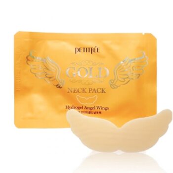 Petitfee Гидрогелевая маска-патч для шеи АНТИВОЗРАСТНАЯ/ЗОЛОТО Gold Neck Pack