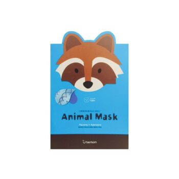 Berrisom Маска тканевая с экстрактом плаценты Animal mask series raccoon