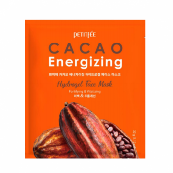 Petitfee Гидрогелевая маска для лица КАКАО Cacao Energizing Hydrogel Face