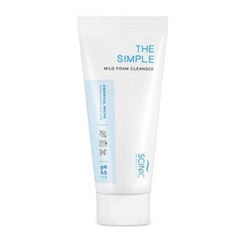 Scinic Слабокислотная пенка для умывания для чувств.кожи The Simple Mild Foam Cleanser
