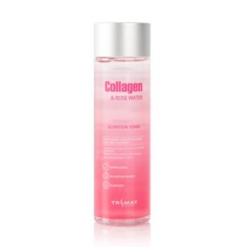TRIMAY Тонер для лица с коллагеном и экстрактом розы Collagen & Rose Water Nutrition Toner