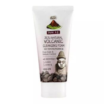 WELCOS Пенка для умывания с вулканическим пеплом Jeju Natural Volcanic Cleansing Foam