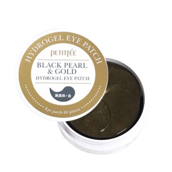 Petitfee Патчи для глаз с черным жемчугом и золотом Black Pearl & Gold