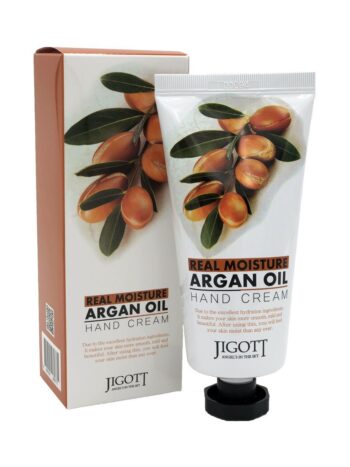 JIGOTT Увлажняющий крем для рук с Аргановым маслом  REAL MOISTURE HAND CREAM Argan 100 ml