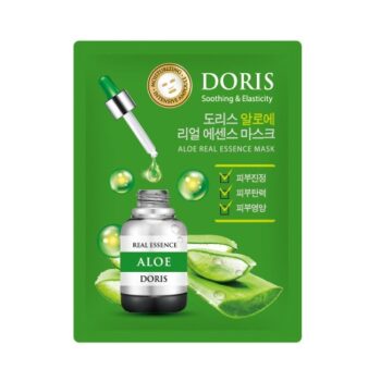 JIGOTT Тканевая маска для лица АЛОЭ ALOE Real Essence Mask
