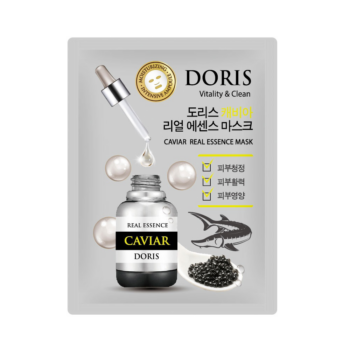 JIGOTT Ампульная маска с экстрактом черной икры DORIS CAVIAR REAL ESSENCE MASK