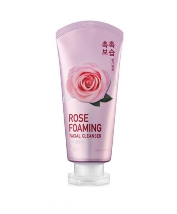Welcos IOU Пенка увлажняющая для умывания с розой IOU Rose Foaming Facial Cleanser