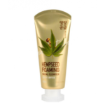 Welcos IOU Пенка питательная для умывания с семенами конопли IOU Hempseed Foaming Facial Cleanser