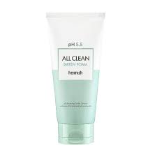 Heimish Слабокислотный гель для умывания для чувствительной кожи pH 5.5 All Clean Green Foam