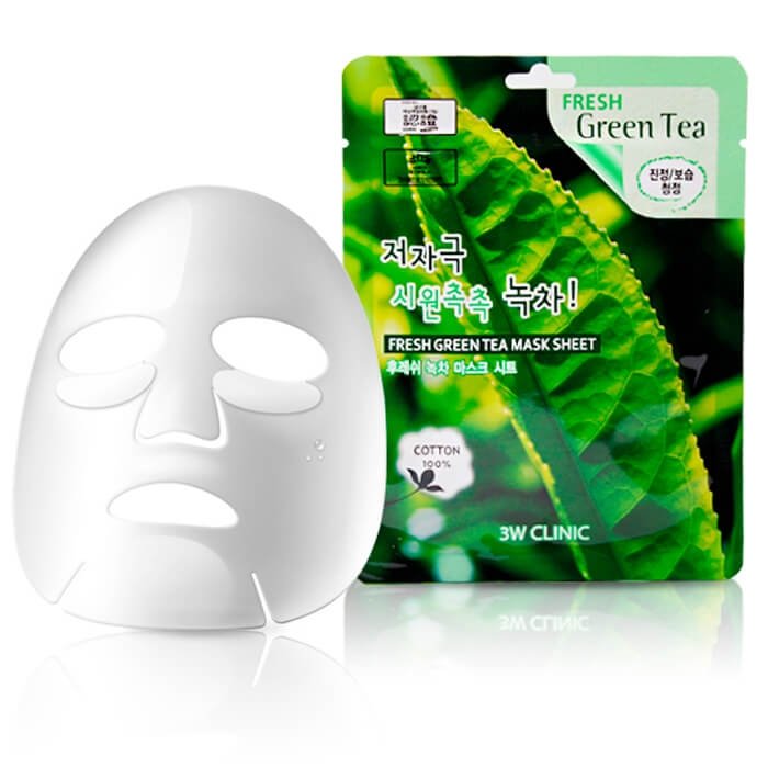 tkanevaya-maska-3w-clinic-fresh-green-tea-mask-sheet-167237-700×700