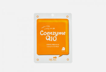 MIJIN CARE Маска тканевая с коэнзимом Coenzyme Q10 mask pack