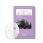 Skin Solution Маска для лица с экстрактом угля  Black Charcoal Sheet Mask