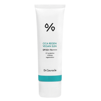 DR.CEURACLE Cолнцезащитный веганский крем с центеллой Cica Vegan Sun SPF 50+PA++++