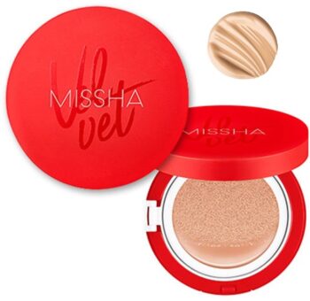 MISSHA Тональный кушон №23 с матовым финишем Velvet Finish Cushion SPF50+ PA+++