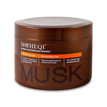 MOCHEQIMUSK Восстанавливающая протеиновая маска для волос с пантенолом NUTRIENTMOISTURIZING HAIR TREATMENT 500 мл.
