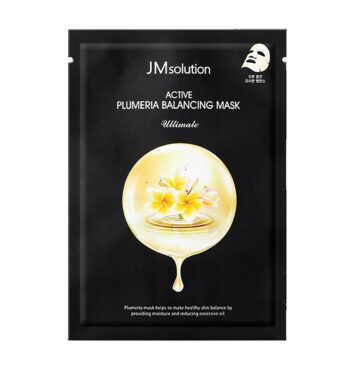 JMSolution Тканевая маска повышение тонуса экстракт плюмерии ACTIVE PLUMERIA BALANCING MASK ULTIMATE