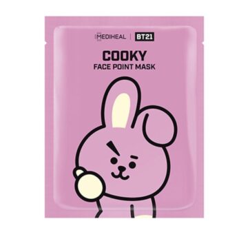 Mediheal Bt21 Маска тканевая точечная Cooky Face Point Mask для гладкости и сияния