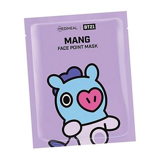 Mediheal Bt21 Маска тканевая точечная MANG Face Point Mask для увлажнения и питание
