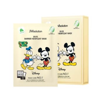 JMsolution Disney collection selfie barrier heartleaf mask Маска тканевая с хауттюйнией