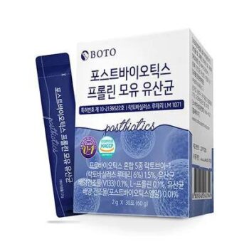 BOTO Постбиотик с содержанием L-пролин Postbiotics Prolin Breast milk Lactobacillus 30стиков
