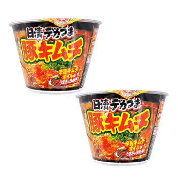 Nissin Лапша острая с мисо, кимчи и красным перцем чили