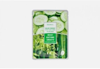 Deoproce Успокаивающая тканевая маска на основе экстракто COLOR SYNERGY EFFECT SHEET MASK GREEN 
