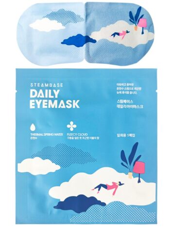 Steambase Паровая маска для глаз c ароматом жасмина Daily Eyemask Fleecy Cloud