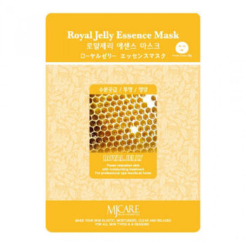 MIJIN Essence Маска тканевая с маточным молочком Royal Jelly Essence Mask