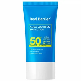 Real Barrier Увлажняющий солнцезащитный лосьон Aqua Soothing Sun Lotion SPF 50+PA++++