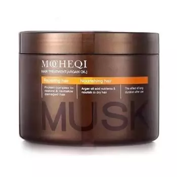 MOCHEQIMUSK Восстанавливающая протеиновая маска для волос с пантенолом NUTRIENTMOISTURIZING HAIR TREATMENT 1000 мл.